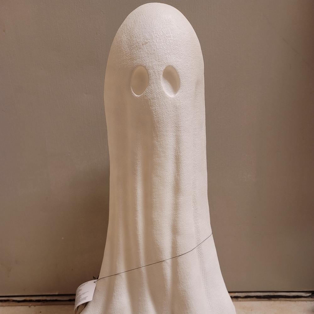 NWT Martha Stewart XL Cheesecloth Look Hard Plastic Ghost 24inch LED